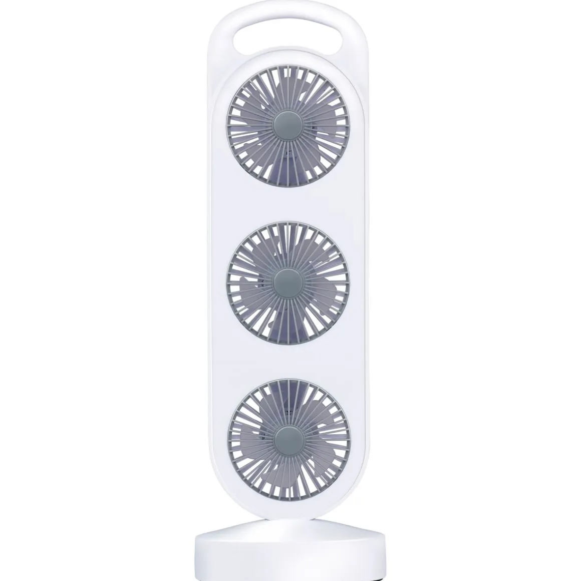 Turmventilator Tischventilator USB 37 cm weiss