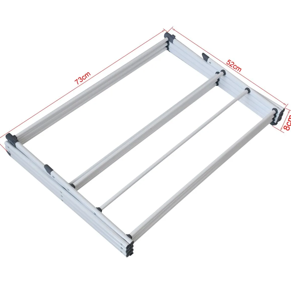 Turmwäscheständer klappbar weiss