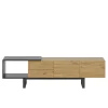 TV Möbel BRUNFORGE 160 x 39 x 44 braun/schwarz
