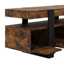 TV Möbel CHELSEA 116 x 40 x 50 cm braun/schwarz
