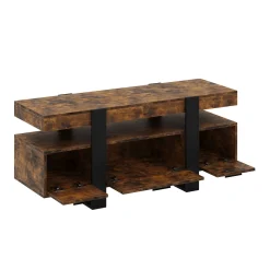 TV Möbel CHELSEA 116 x 40 x 50 cm braun/schwarz