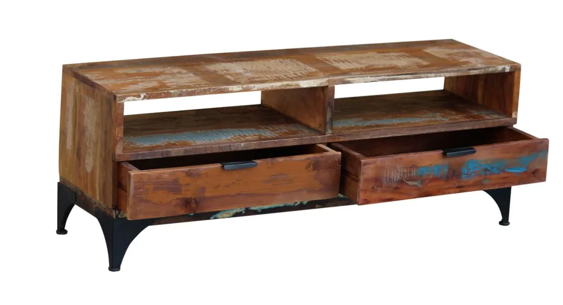 TV Möbel Holz Vintage STEWART