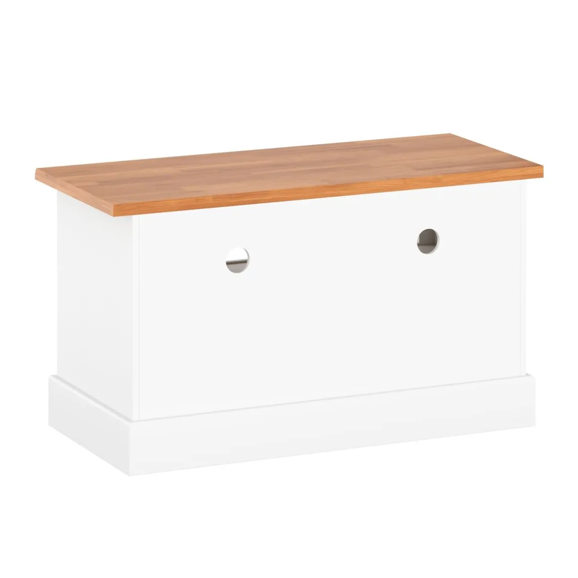 TV Möbel JOSE 99 x 44 x 54 cm weiss/natur