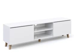 TV Möbel LED ANISTON weiss