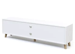 TV Möbel LED ANISTON weiss