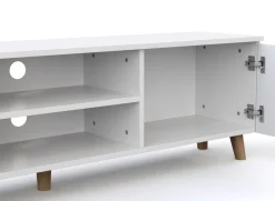 TV Möbel LED ANISTON weiss