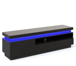 TV Möbel LED CELIO schwarz