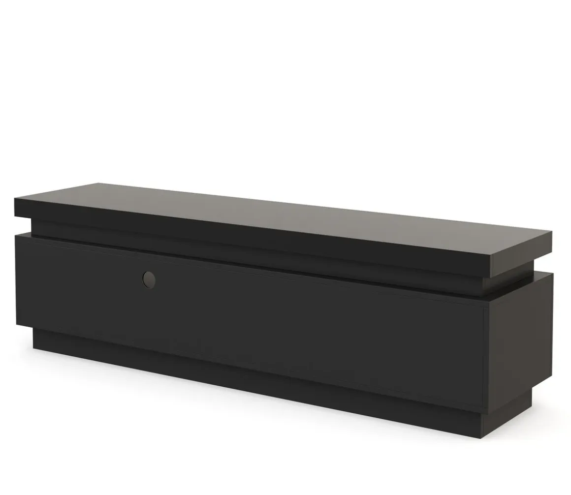 TV Möbel LED CELIO schwarz