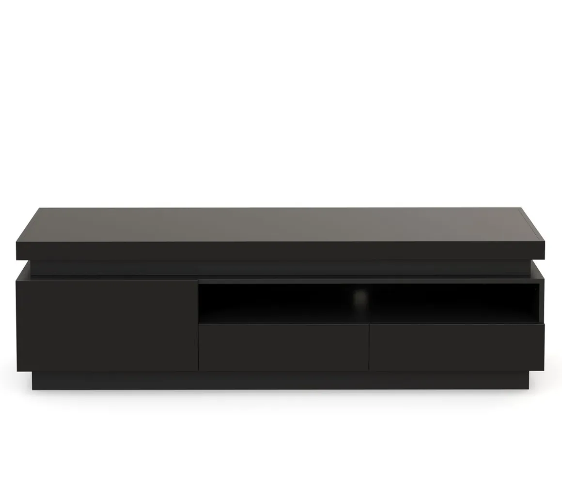 TV Möbel LED CELIO schwarz