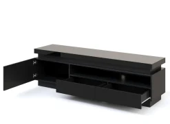 TV Möbel LED CELIO schwarz
