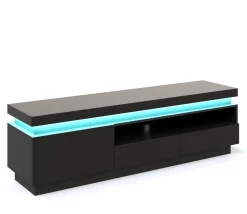 TV Möbel LED CELIO schwarz