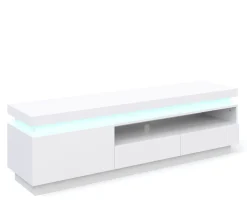 TV Möbel LED CELIO weiss