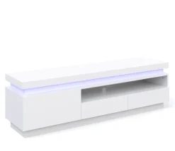 TV Möbel LED CELIO weiss