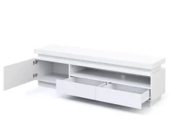 TV Möbel LED CELIO weiss