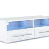 TV Möbel LED CLOONEY weiss