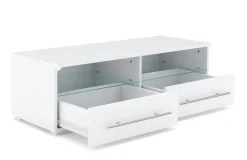TV Möbel LED CLOONEY weiss