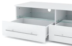 TV Möbel LED CLOONEY weiss