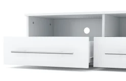 TV Möbel LED CLOONEY weiss