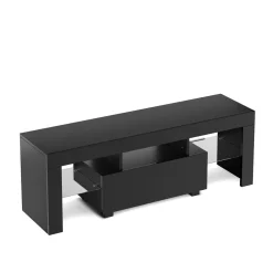 TV Möbel LED IRMA 130 x 35 x 45 cm schwarz