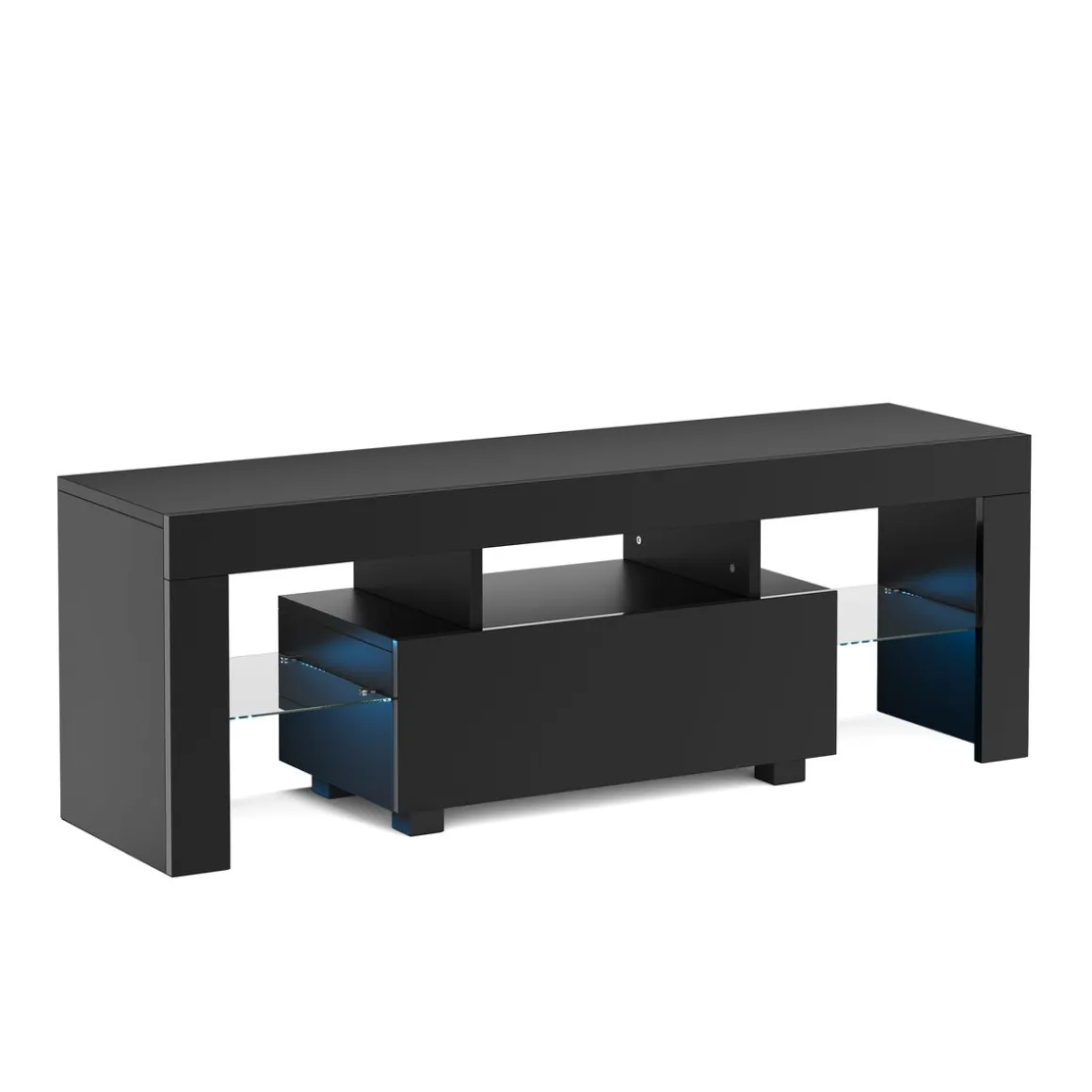 TV Möbel LED IRMA 130 x 35 x 45 cm schwarz