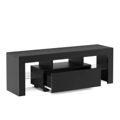 TV Möbel LED IRMA 130 x 35 x 45 cm schwarz