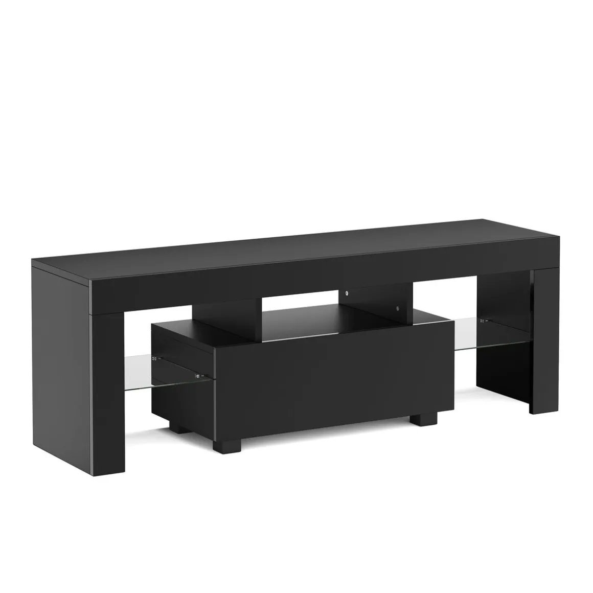 TV Möbel LED IRMA 130 x 35 x 45 cm schwarz