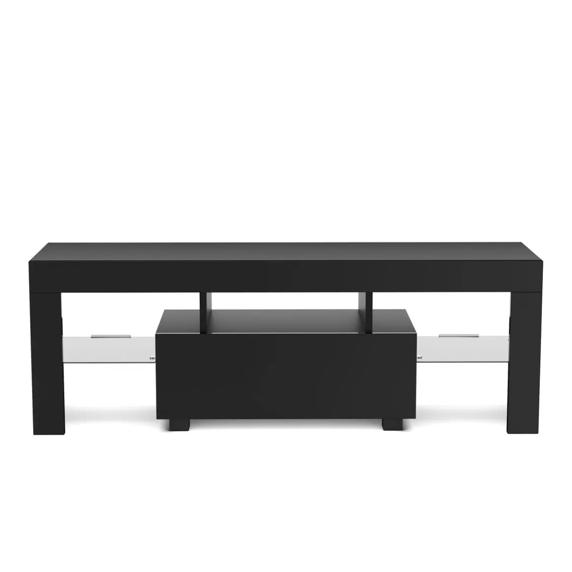 TV Möbel LED IRMA 130 x 35 x 45 cm schwarz