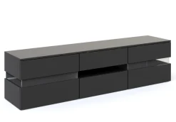TV Möbel LED PALA schwarz
