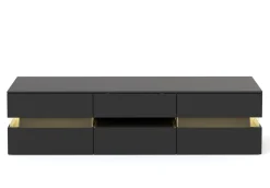 TV Möbel LED PALA schwarz