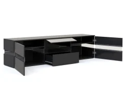 TV Möbel LED PALA schwarz