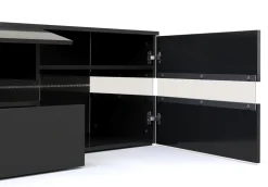 TV Möbel LED PALA schwarz