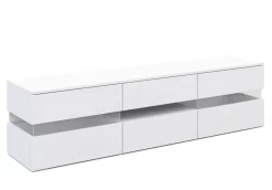 TV Möbel LED PALA weiss