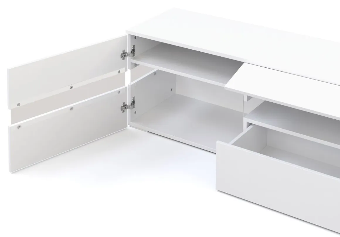 TV Möbel LED PALA weiss