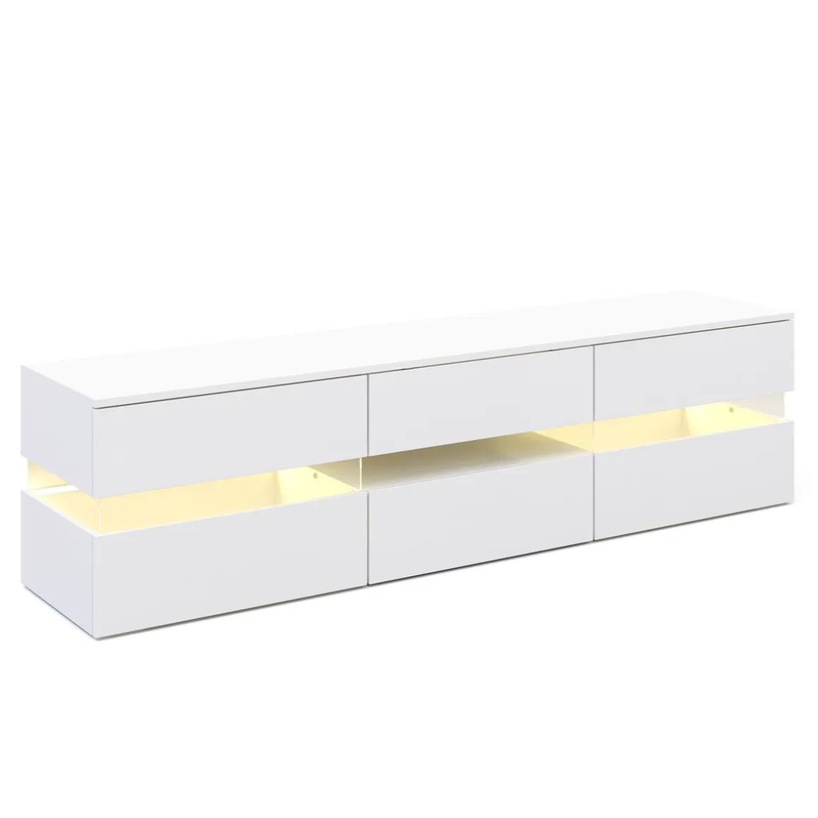 TV Möbel LED PALA weiss