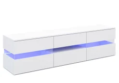 TV Möbel LED PALA weiss