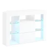 TV Möbel LED ZENA 100 x 40 x 68 cm weiss