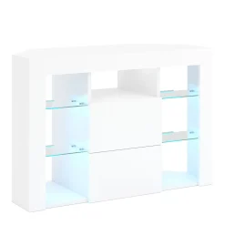 TV Möbel LED ZENA 100 x 40 x 68 cm weiss