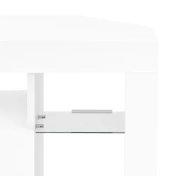 TV Möbel LED ZENA 100 x 40 x 68 cm weiss