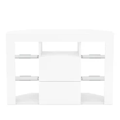 TV Möbel LED ZENA 100 x 40 x 68 cm weiss