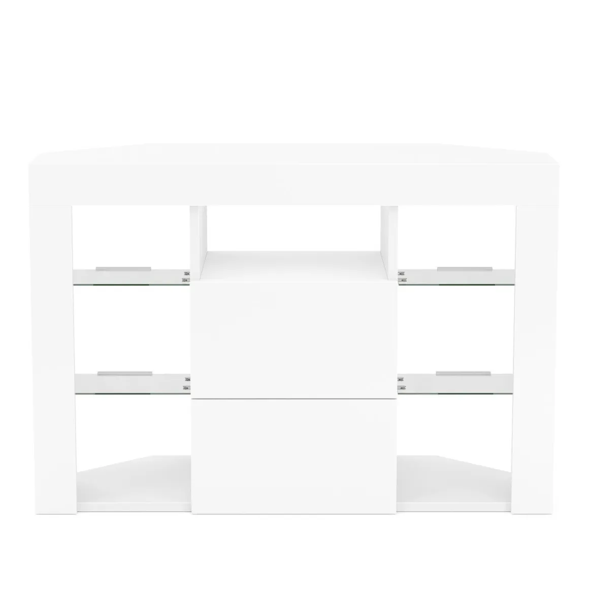 TV Möbel LED ZENA 100 x 40 x 68 cm weiss
