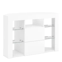 TV Möbel LED ZENA 100 x 40 x 68 cm weiss