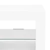 TV Möbel LED ZOYA 130 x 35 x 50 cm weiss