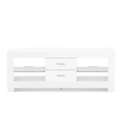 TV Möbel LED ZOYA 130 x 35 x 50 cm weiss