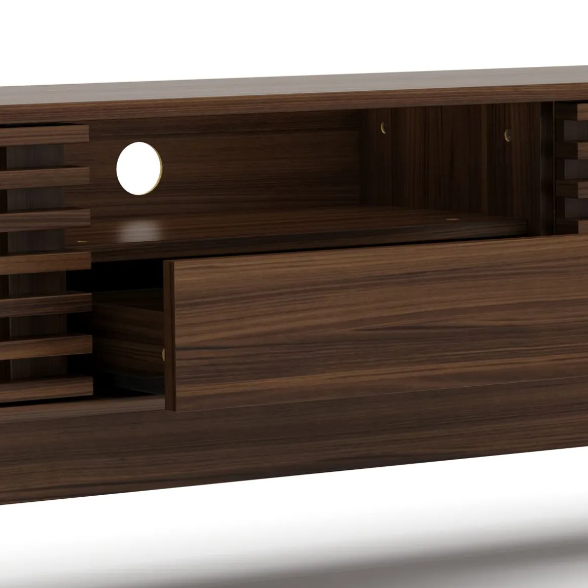 TV Möbel LONGDA 149 x 35 x 44 cm braun