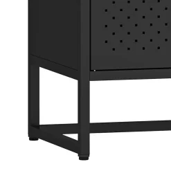 TV Möbel Metall AMET 120 x 55 cm schwarz
