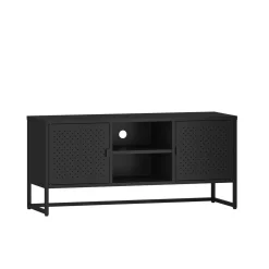 TV Möbel Metall AMET 120 x 55 cm schwarz