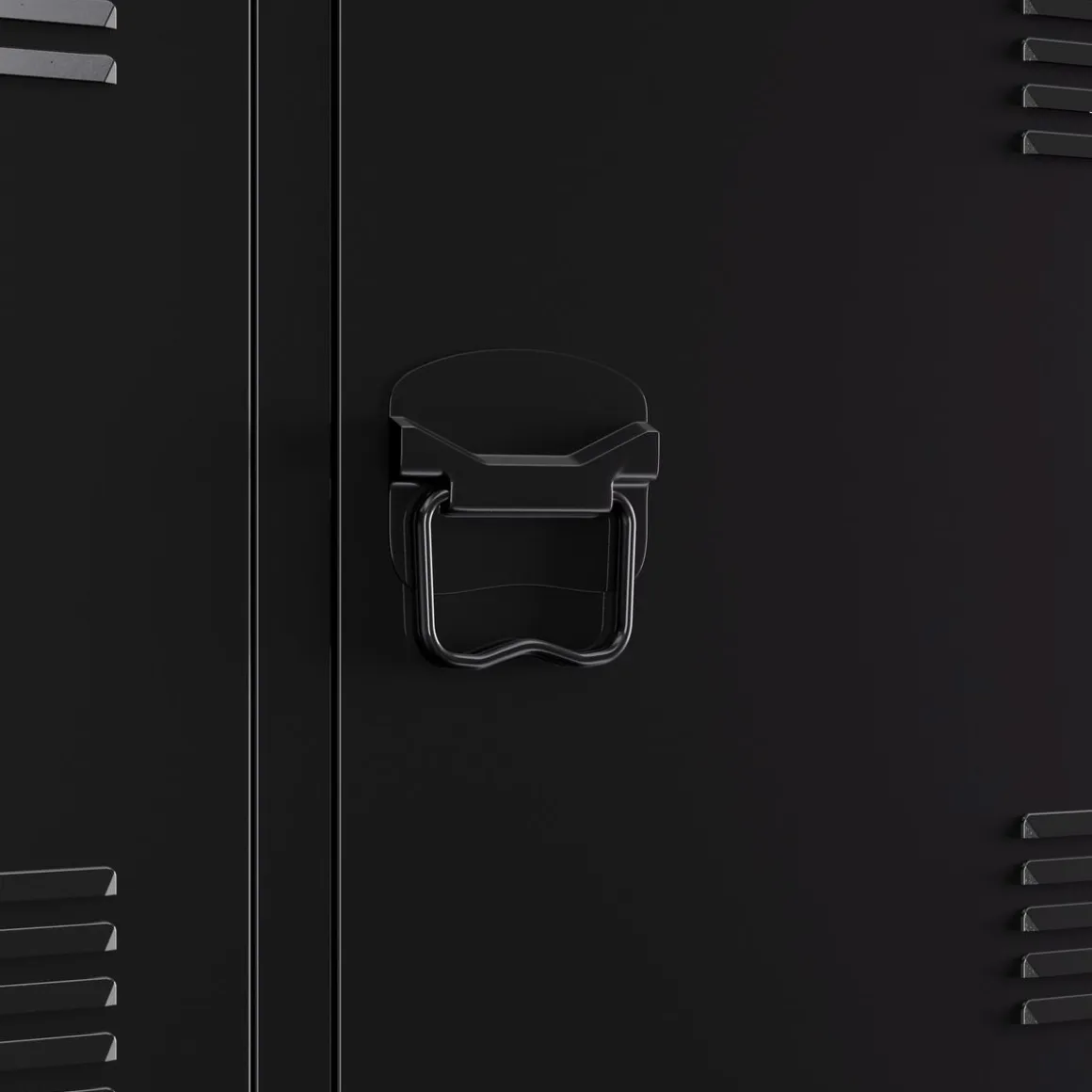 TV Möbel Metall ANTEY 120 x 58 cm schwarz