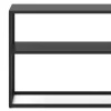 TV Möbel Metall NITE 120 x 46 cm schwarz