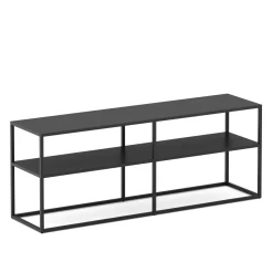 TV Möbel Metall NITE 120 x 46 cm schwarz