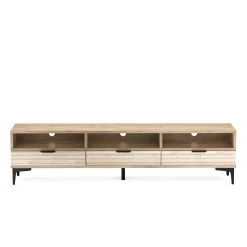 TV Möbel MILES 160 x 32 x 40 cm braun/schwarz